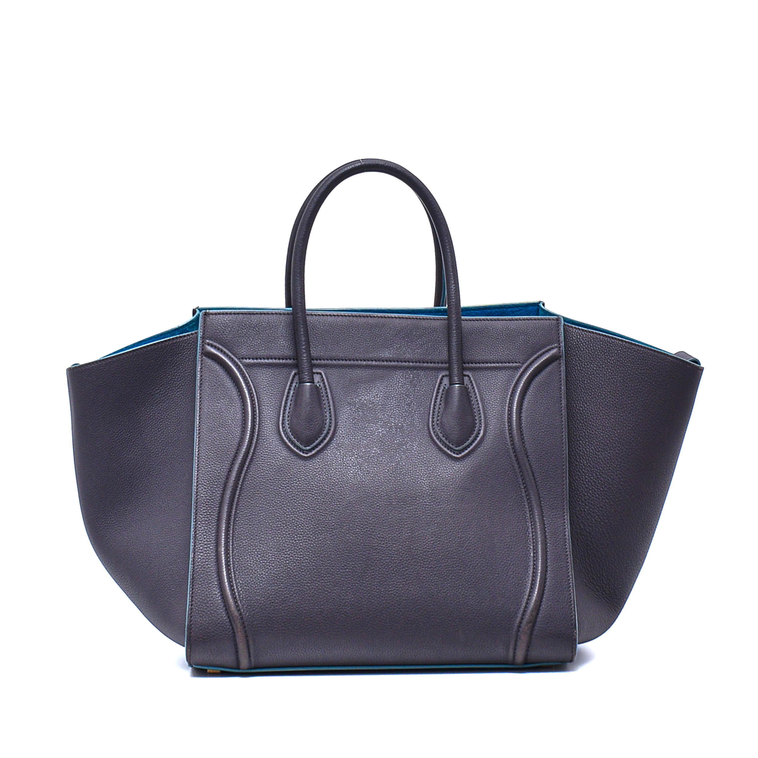 Celine - Damson Leather Small Luggage Phantom Bag 